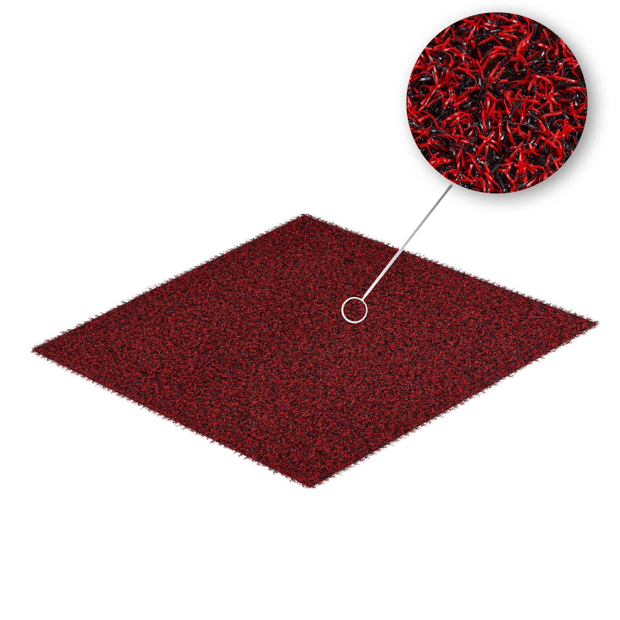 Bordo Çim Halı 10mm